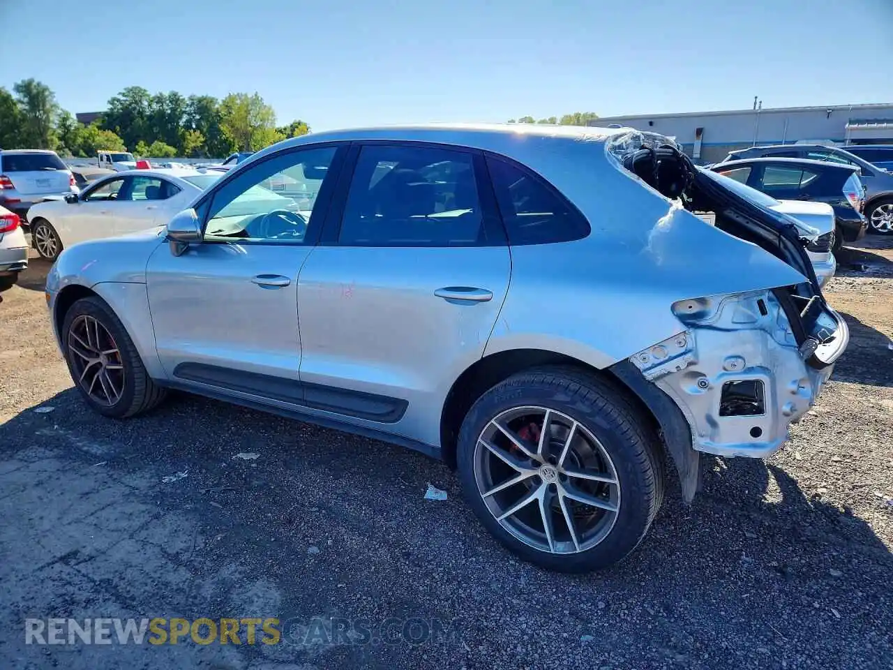 2 Photograph of a damaged car WP1AG2A52PLB37521 PORSCHE MACAN 2023