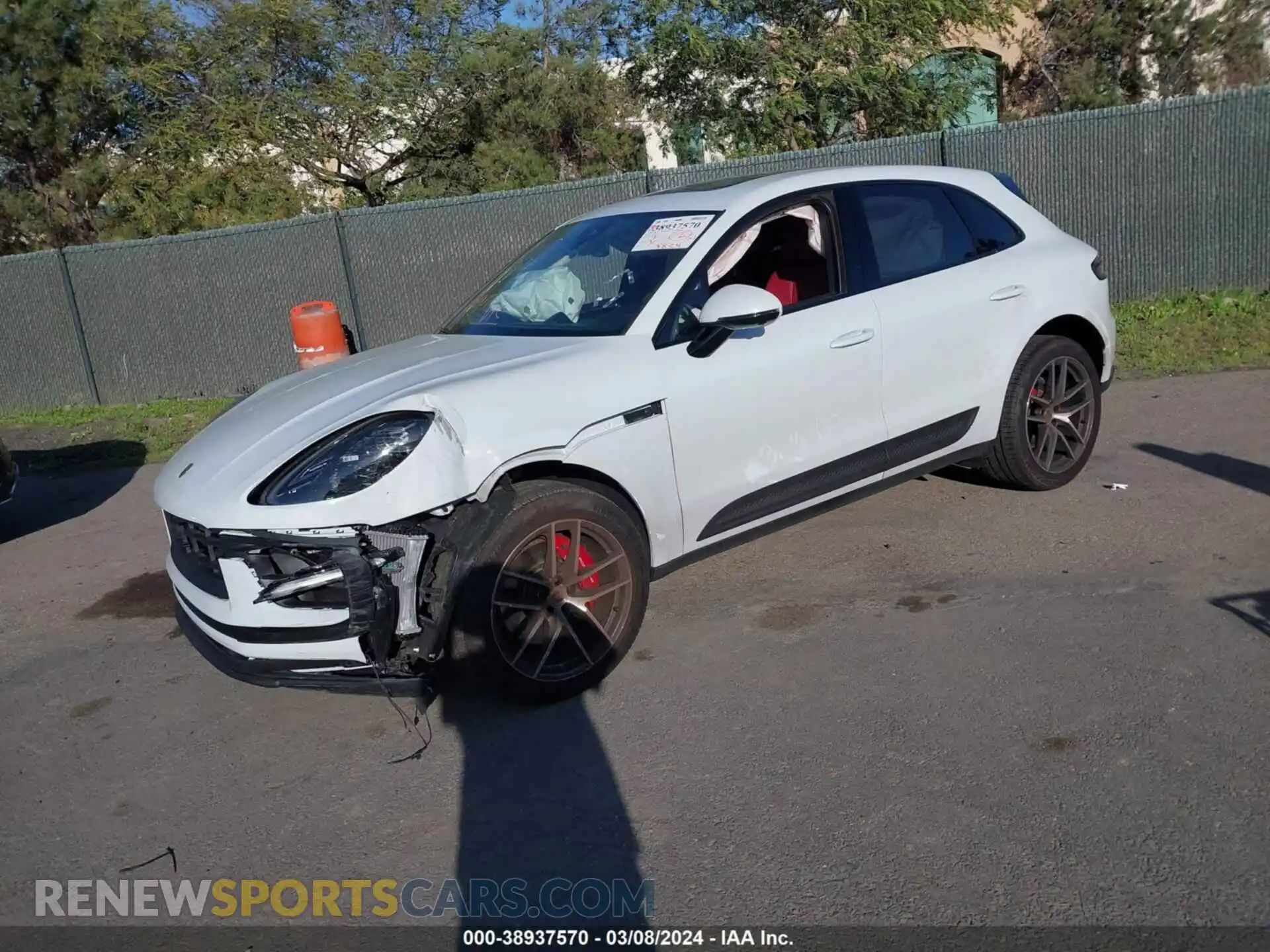 2 Photograph of a damaged car WP1AG2A52PLB38247 PORSCHE MACAN 2023