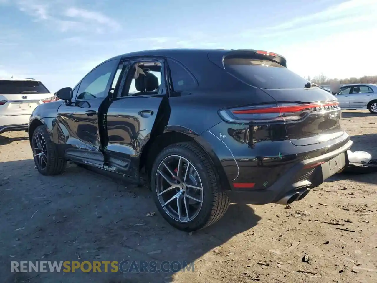 2 Photograph of a damaged car WP1AG2A53PLB36121 PORSCHE MACAN 2023