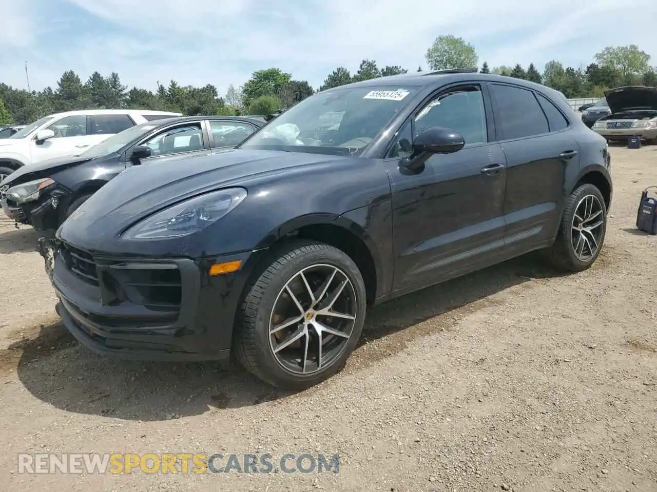 1 Photograph of a damaged car WP1AG2A55PLB35553 PORSCHE MACAN 2023