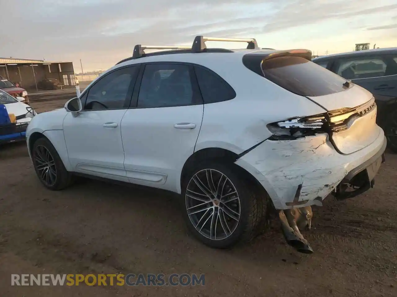 2 Photograph of a damaged car WP1AG2A56PLB38428 PORSCHE MACAN 2023