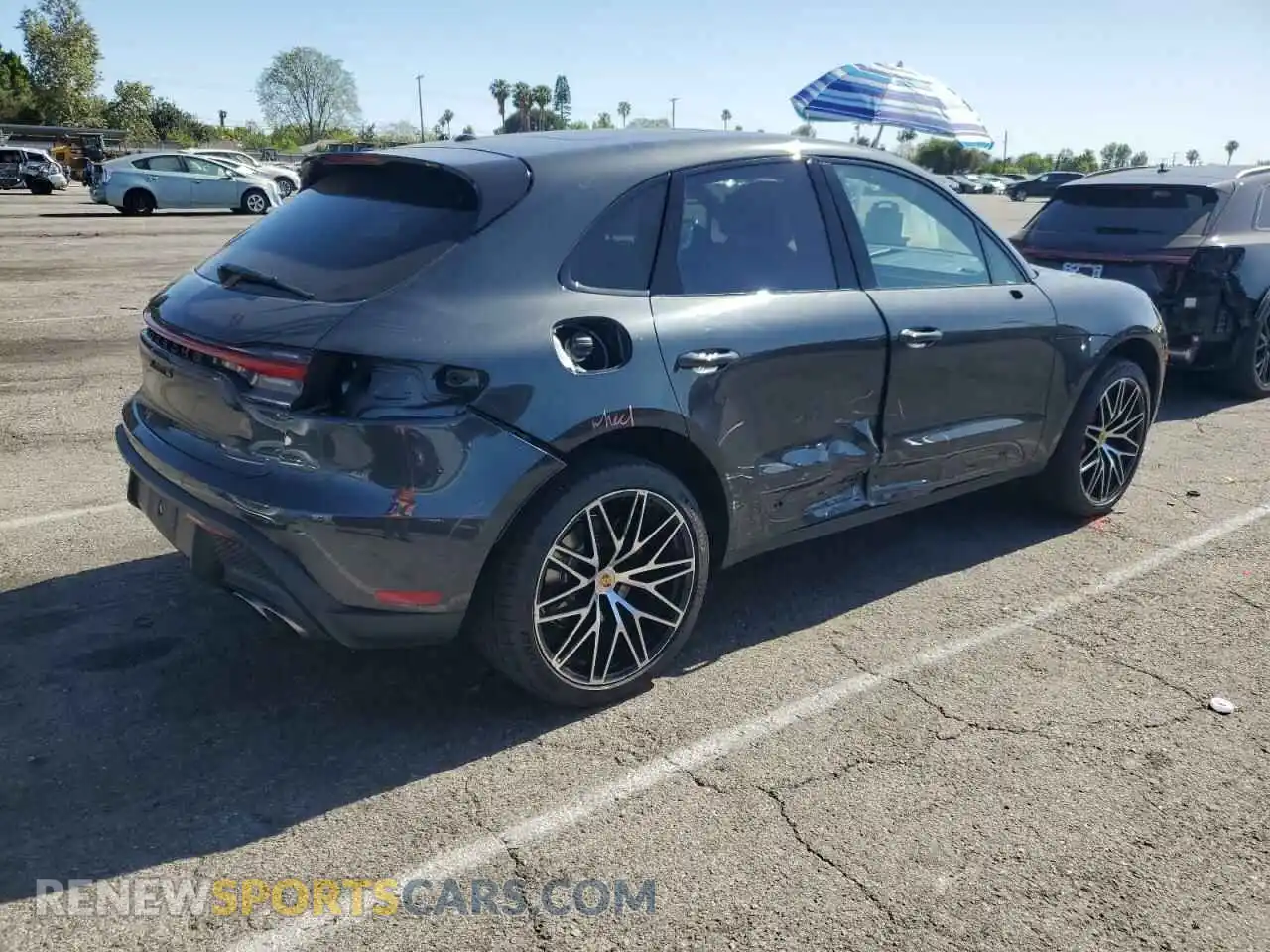 3 Photograph of a damaged car WP1AG2A59PLB39217 PORSCHE MACAN 2023