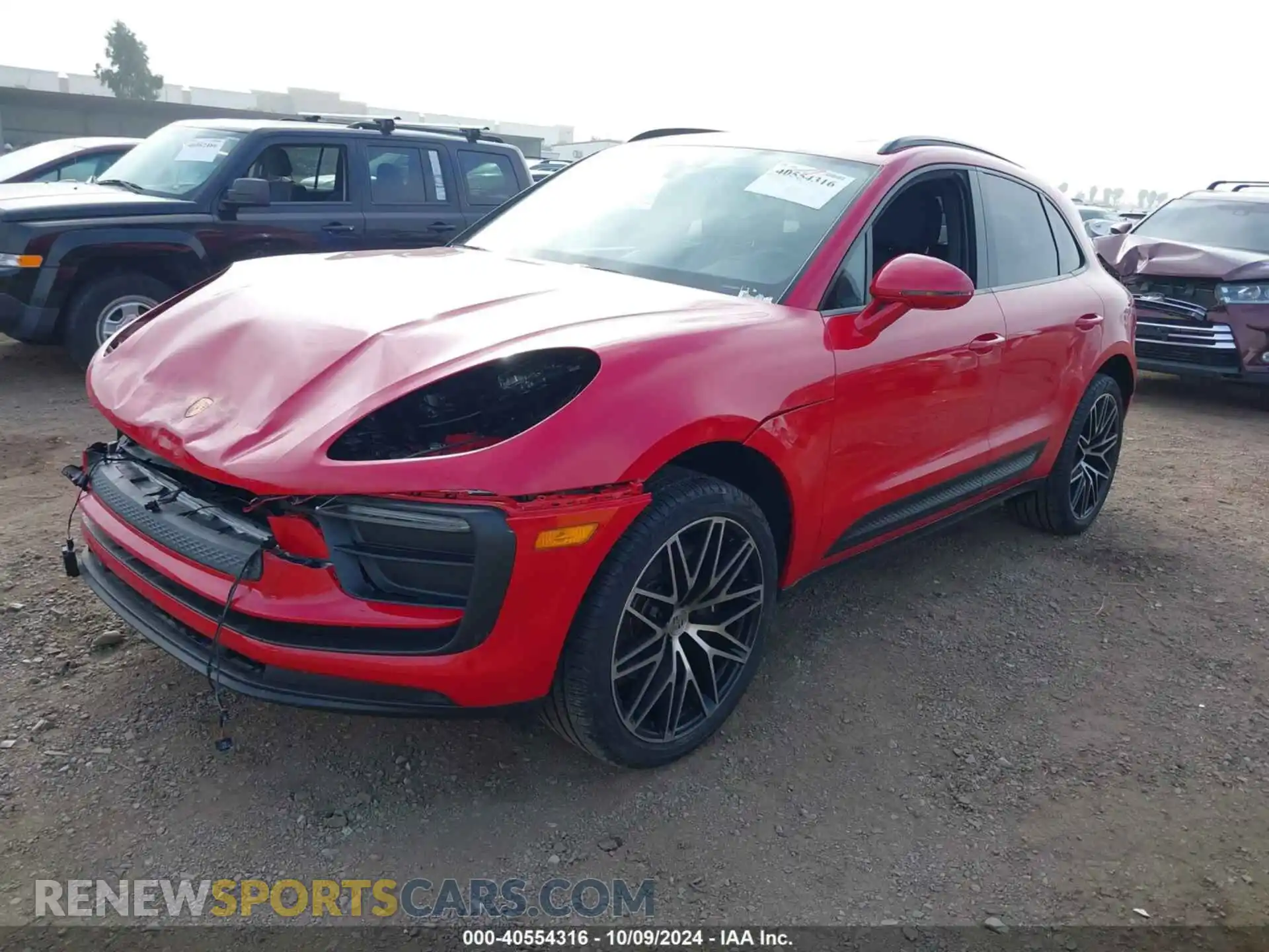 2 Photograph of a damaged car WP1AA2A52RLB01669 PORSCHE MACAN 2024