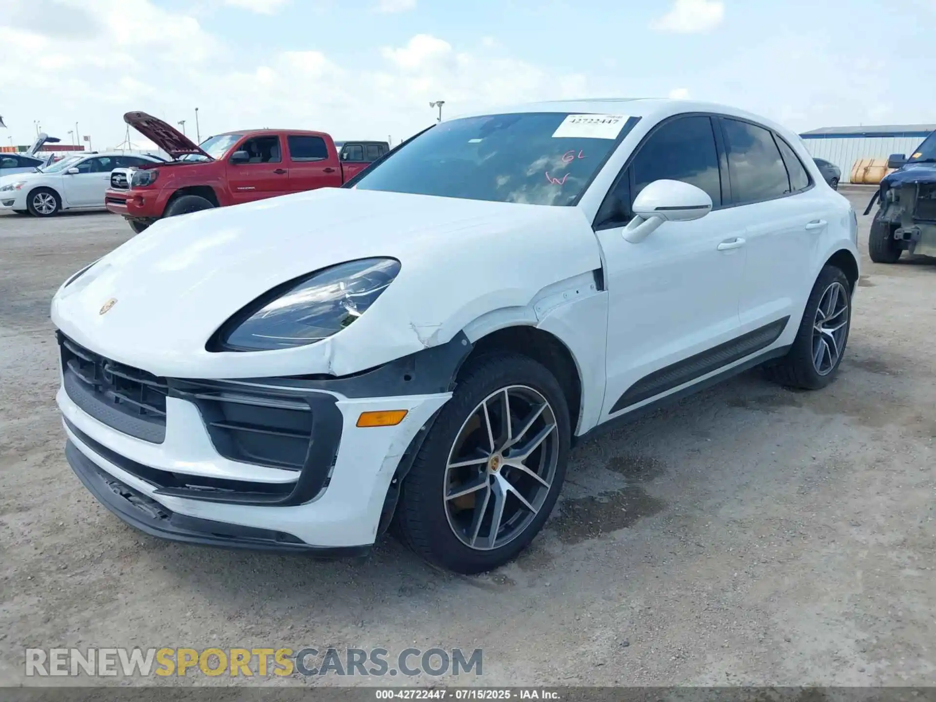2 Photograph of a damaged car WP1AA2A54RLB00152 PORSCHE MACAN 2024