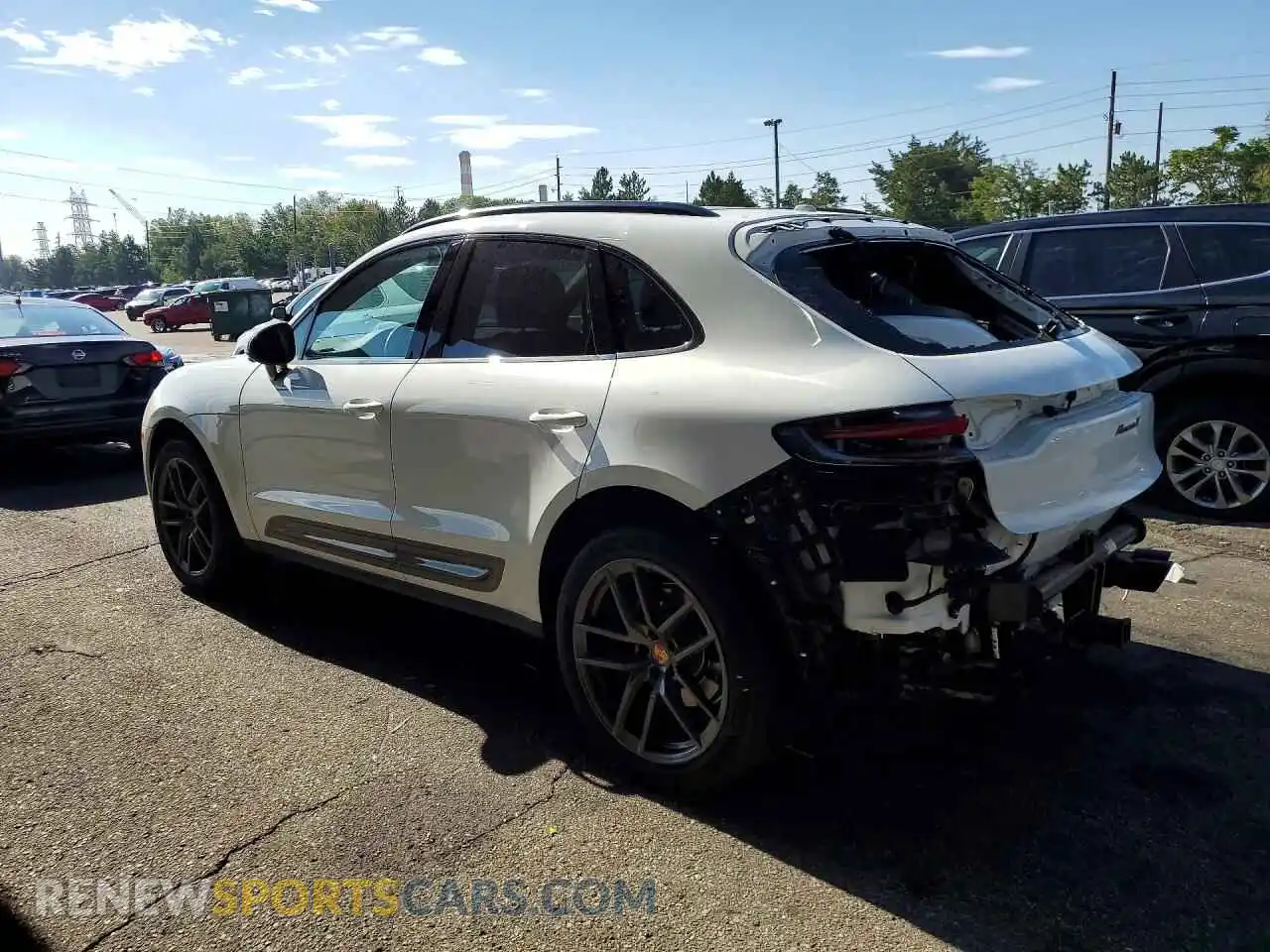 2 Photograph of a damaged car WP1AA2A54RLB20403 PORSCHE MACAN 2024