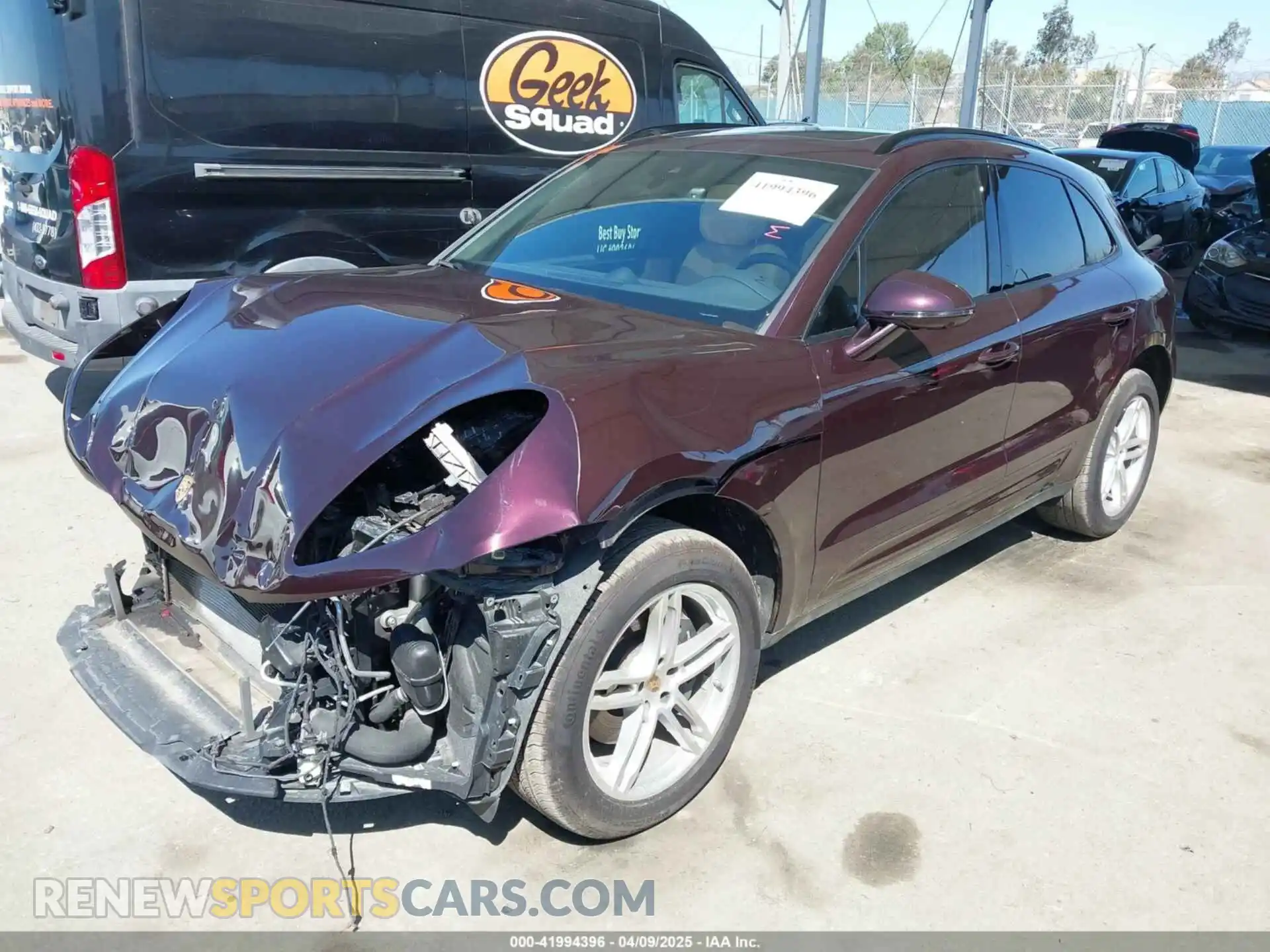 2 Photograph of a damaged car WP1AA2A55RLB10527 PORSCHE MACAN 2024