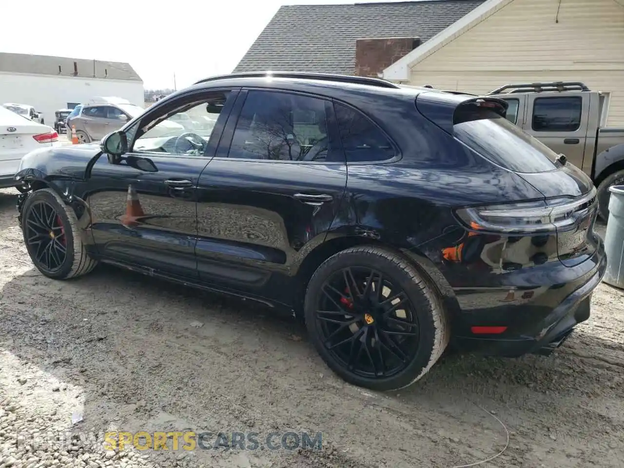 2 Photograph of a damaged car WP1AF2A53RLB55502 PORSCHE MACAN 2024