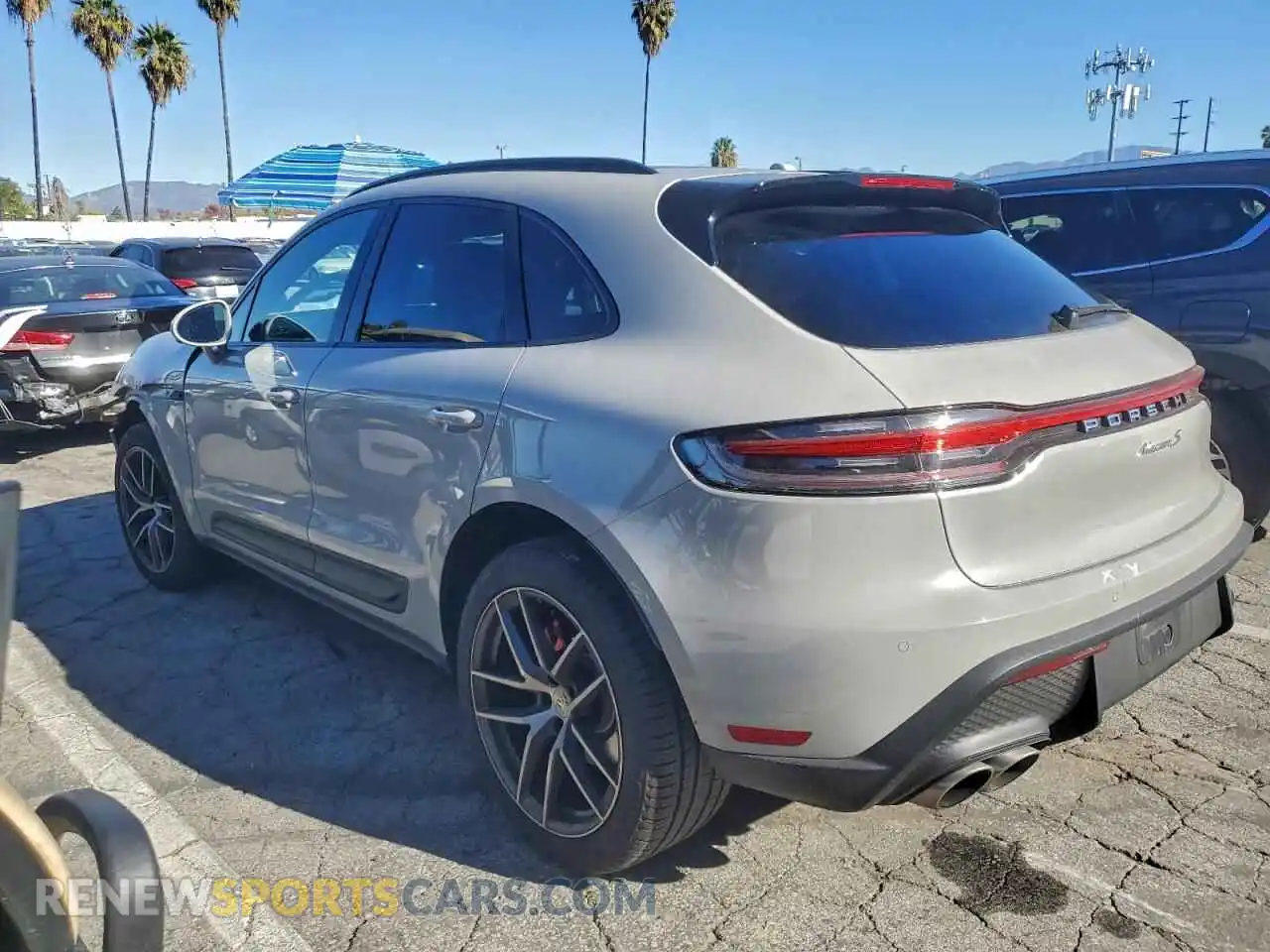 2 Photograph of a damaged car WP1AG2A50RLB41232 PORSCHE MACAN 2024