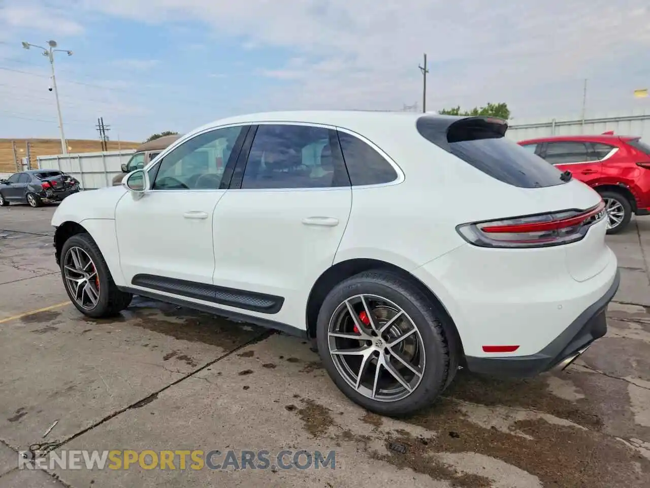 2 Photograph of a damaged car WP1AG2A58RLB36621 PORSCHE MACAN 2024