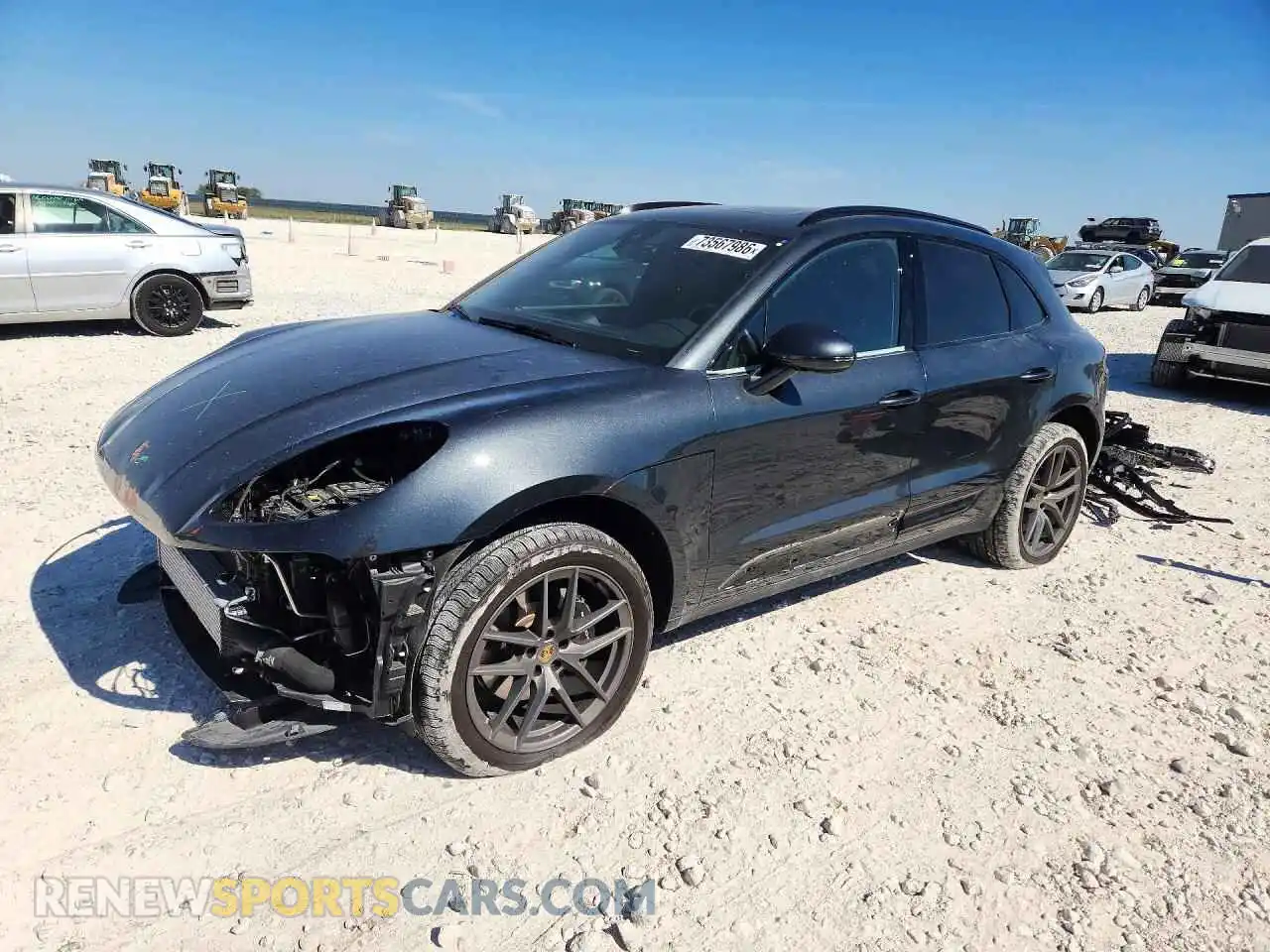 1 Photograph of a damaged car WP1AA2A51SLB13396 PORSCHE MACAN 2025