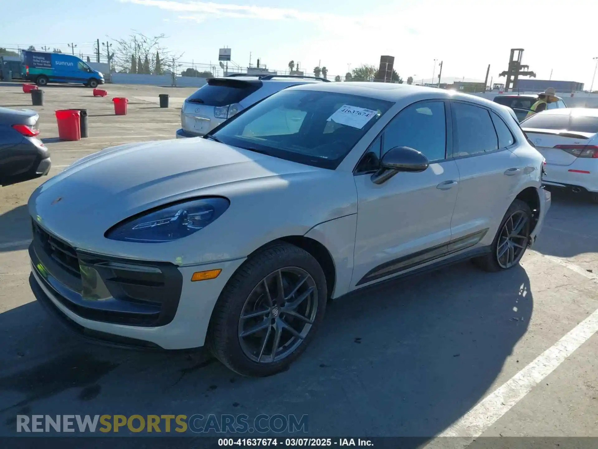 2 Photograph of a damaged car WP1AA2A57SLB01477 PORSCHE MACAN 2025