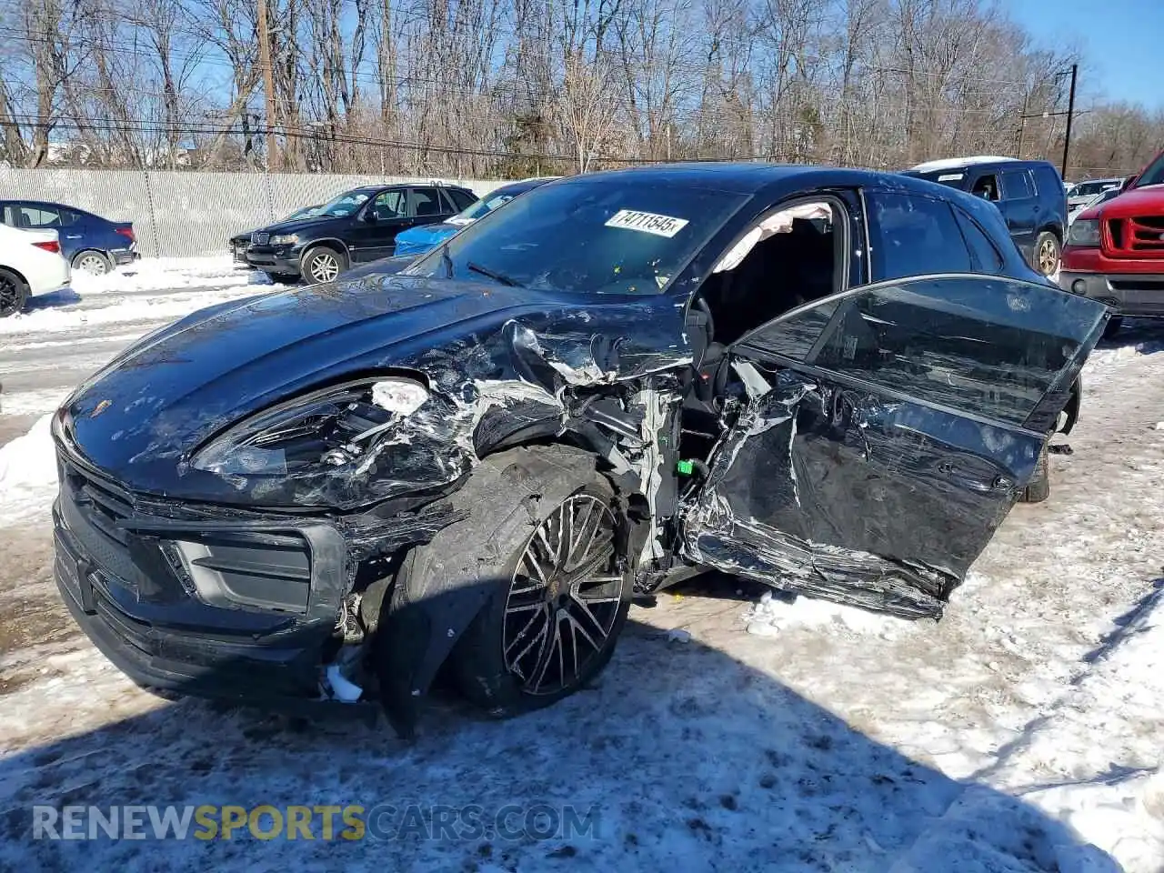 1 Photograph of a damaged car WP1AA2A59SLB00573 PORSCHE MACAN 2025