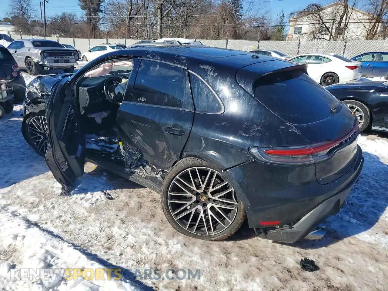 2 Photograph of a damaged car WP1AA2A59SLB00573 PORSCHE MACAN 2025