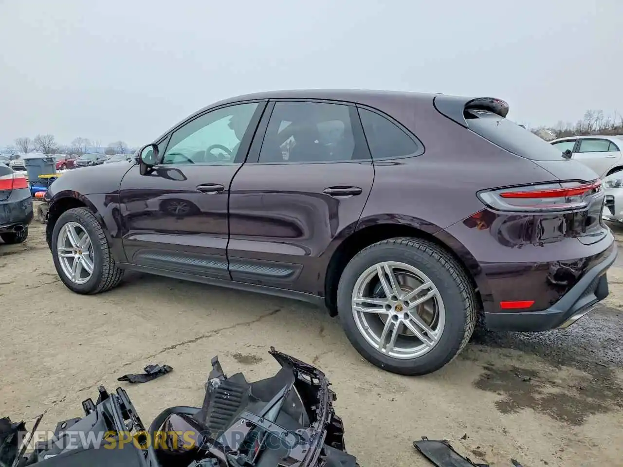 2 Photograph of a damaged car WP1AA2A59SLB09239 PORSCHE MACAN 2025