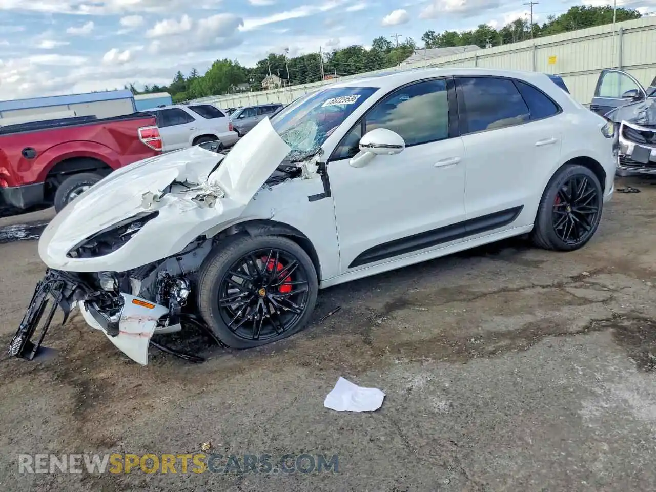 1 fotografías del automóvil dañado WP1AF2A57TLB60032 PORSCHE MACAN 2026