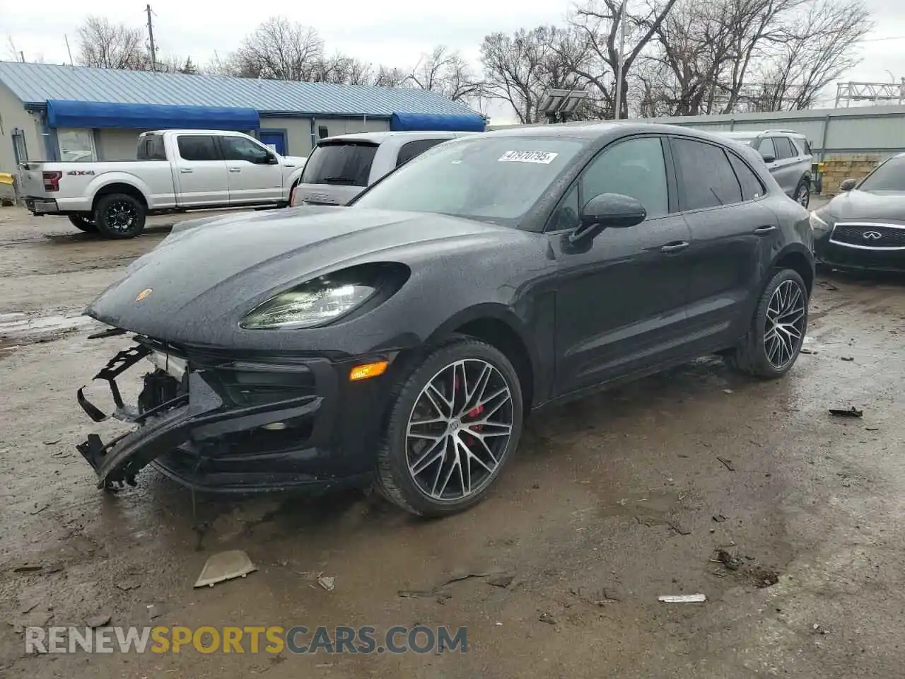 1 Photograph of a damaged car WP1AA2A52PLB07775 PORSCHE MACAN BASE 2023
