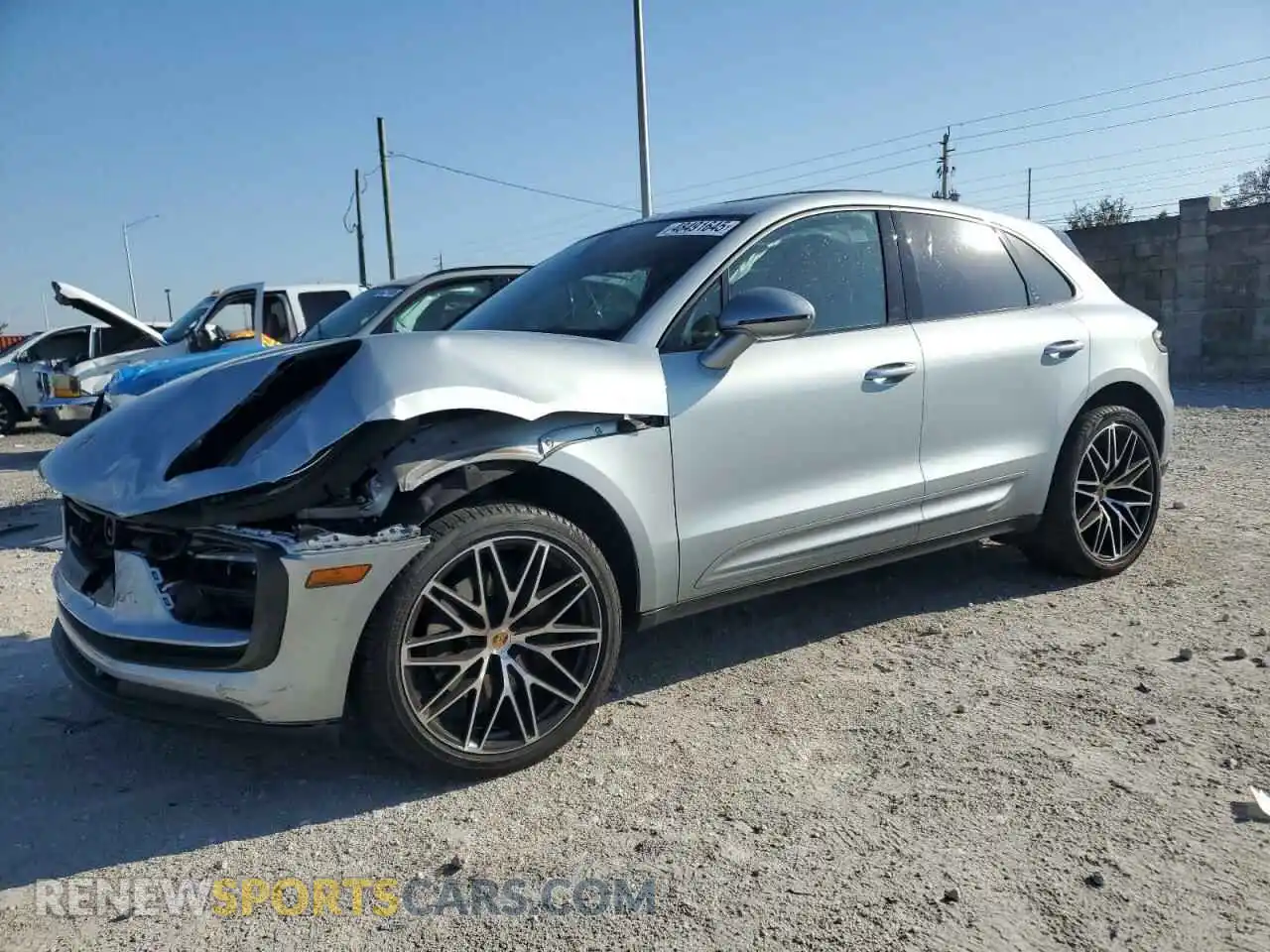 1 Photograph of a damaged car WP1AA2A54PLB06868 PORSCHE MACAN BASE 2023