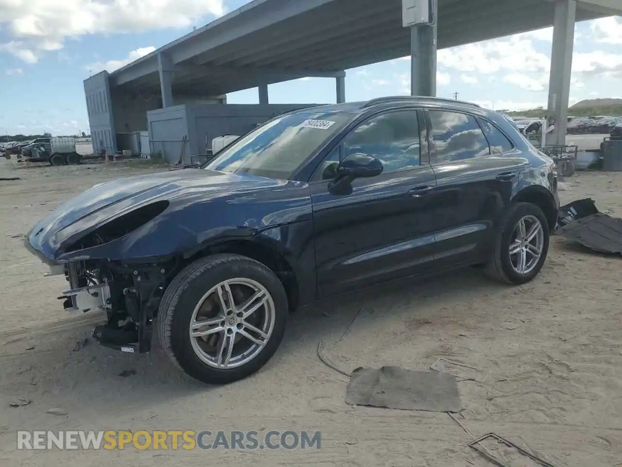 1 Photograph of a damaged car WP1AA2A54PLB11696 PORSCHE MACAN BASE 2023