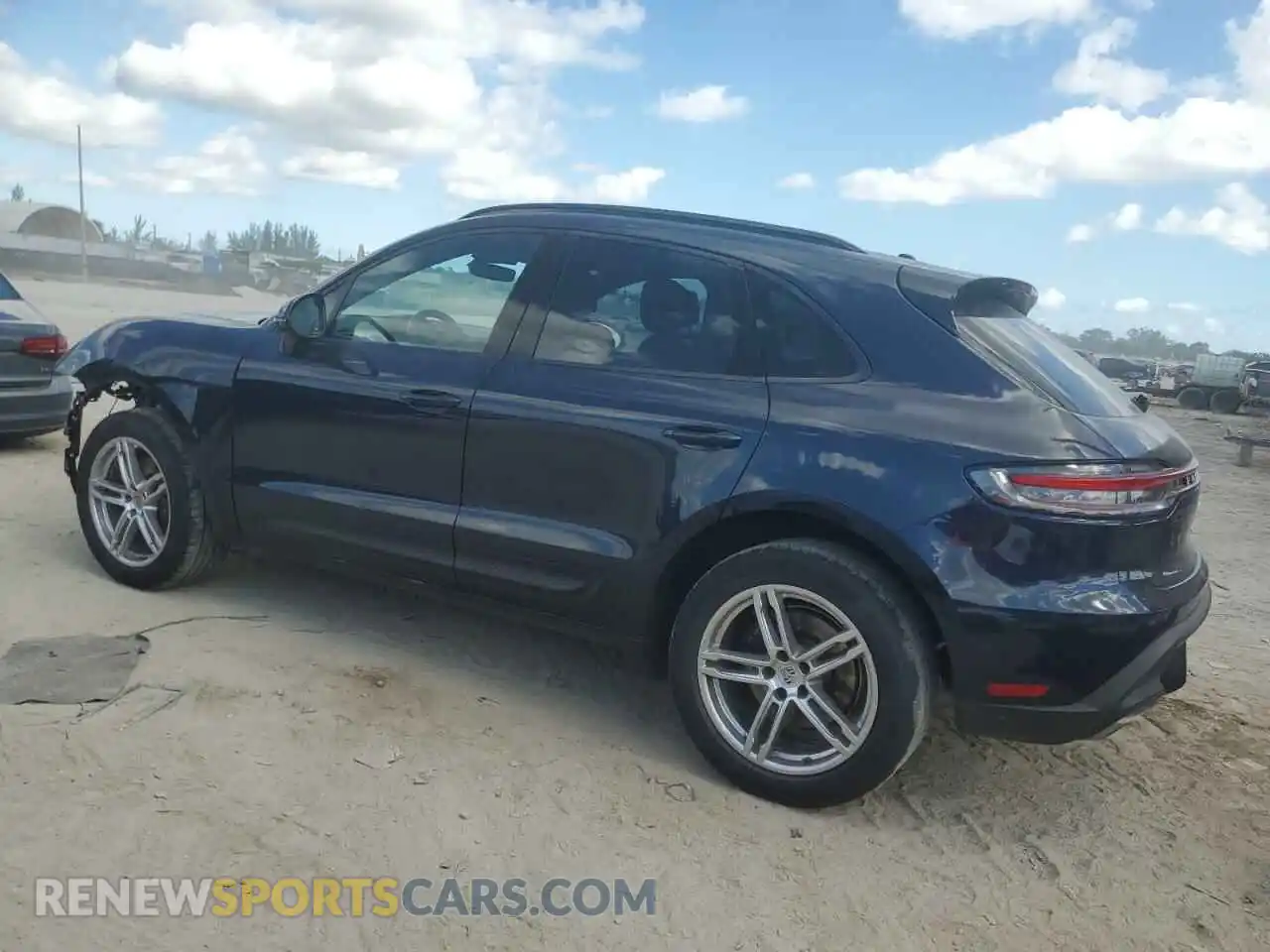 2 Photograph of a damaged car WP1AA2A54PLB11696 PORSCHE MACAN BASE 2023