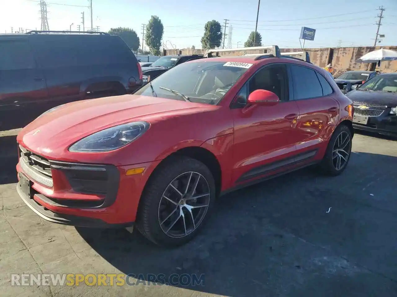 1 Photograph of a damaged car WP1AA2A58PLB05545 PORSCHE MACAN BASE 2023
