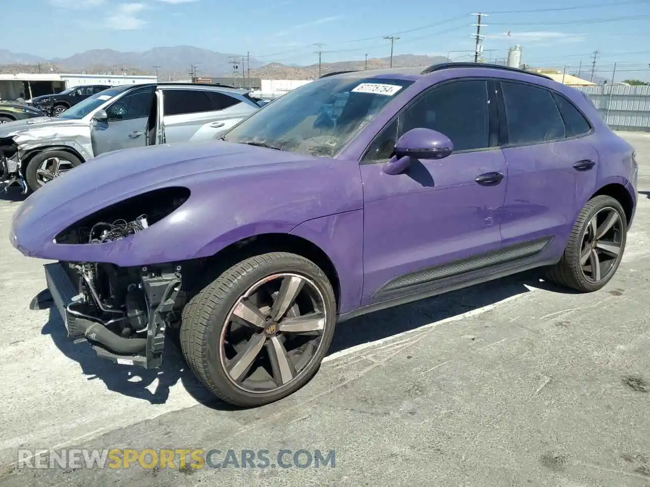 1 Photograph of a damaged car WP1AA2A58PLB08235 PORSCHE MACAN BASE 2023