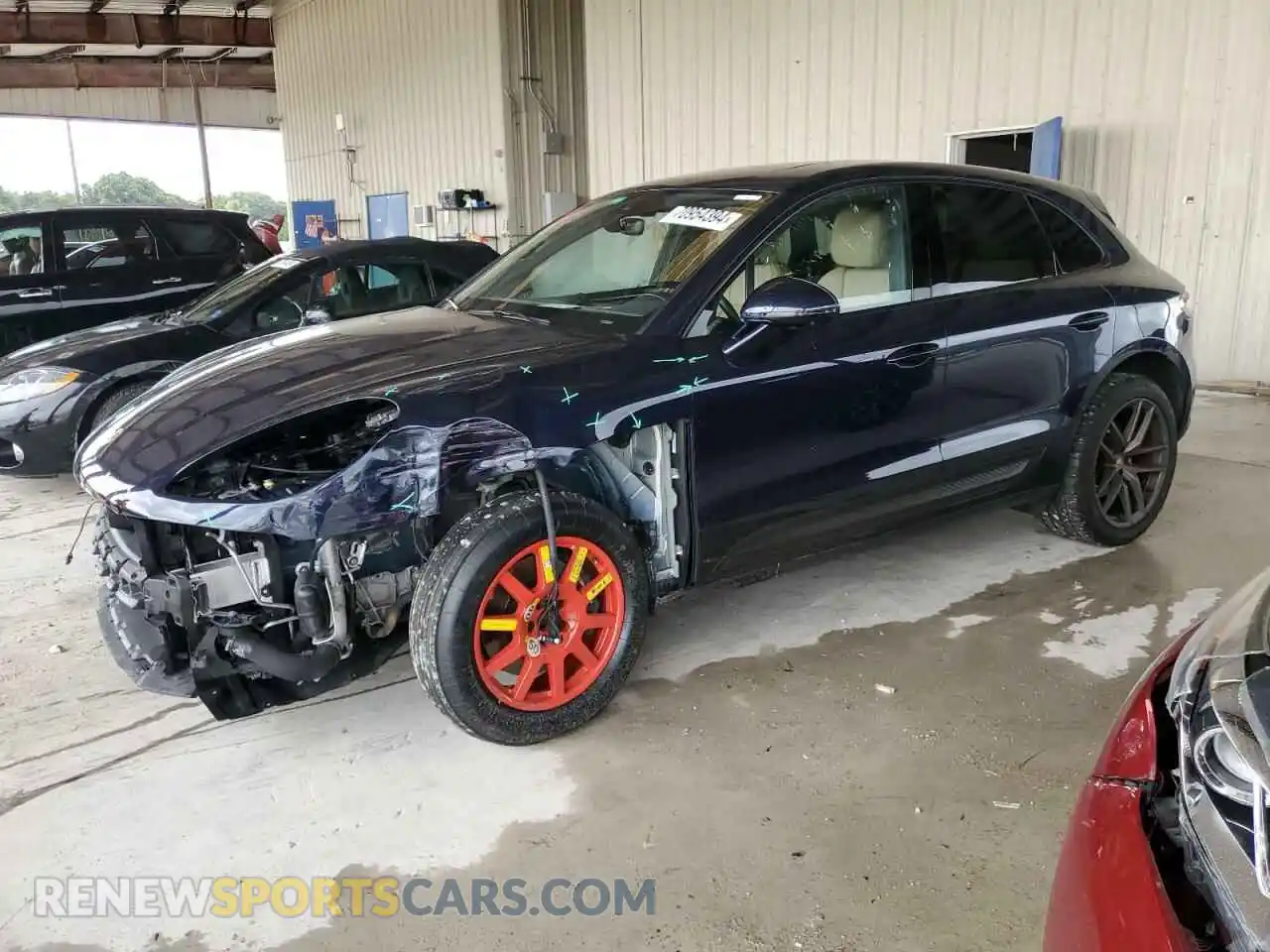 1 Photograph of a damaged car WP1AA2A59PLB02380 PORSCHE MACAN BASE 2023