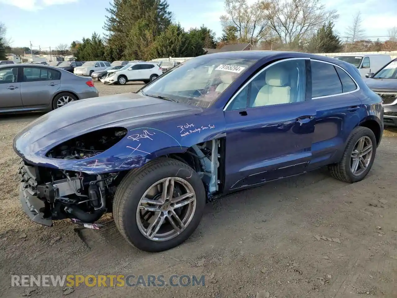 1 Photograph of a damaged car WP1AA2A50RLB20141 PORSCHE MACAN BASE 2024