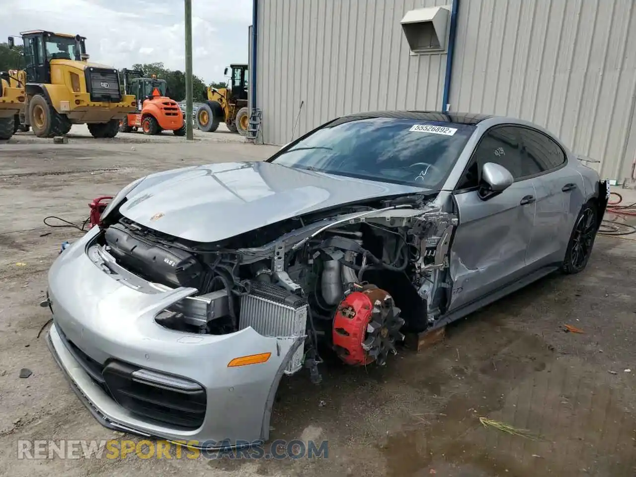 2 Photograph of a damaged car WP0AG2A76KL140255 PORSCHE PANAMERA 2019