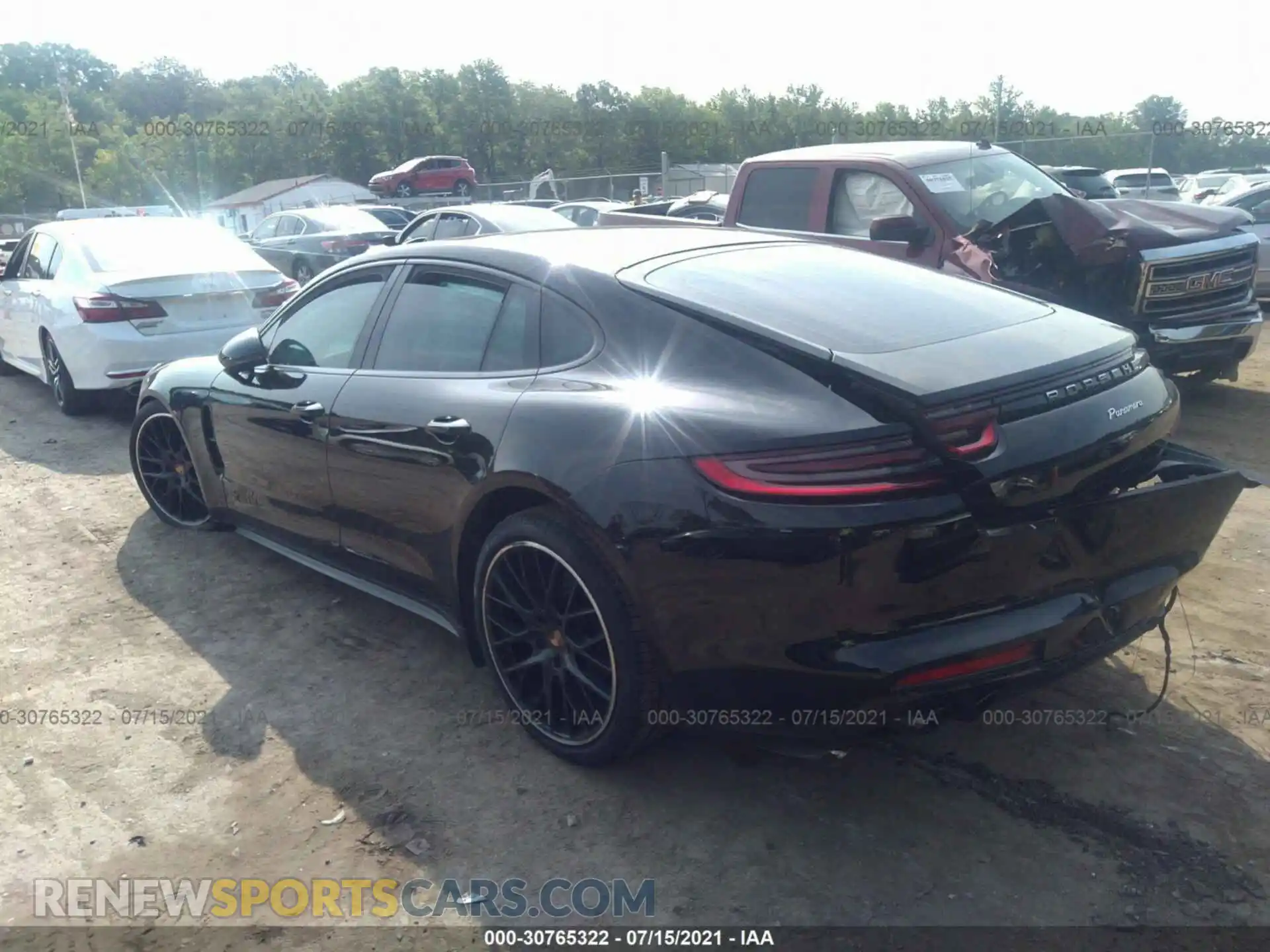 3 Photograph of a damaged car WP0AA2A70LL101714 PORSCHE PANAMERA 2020