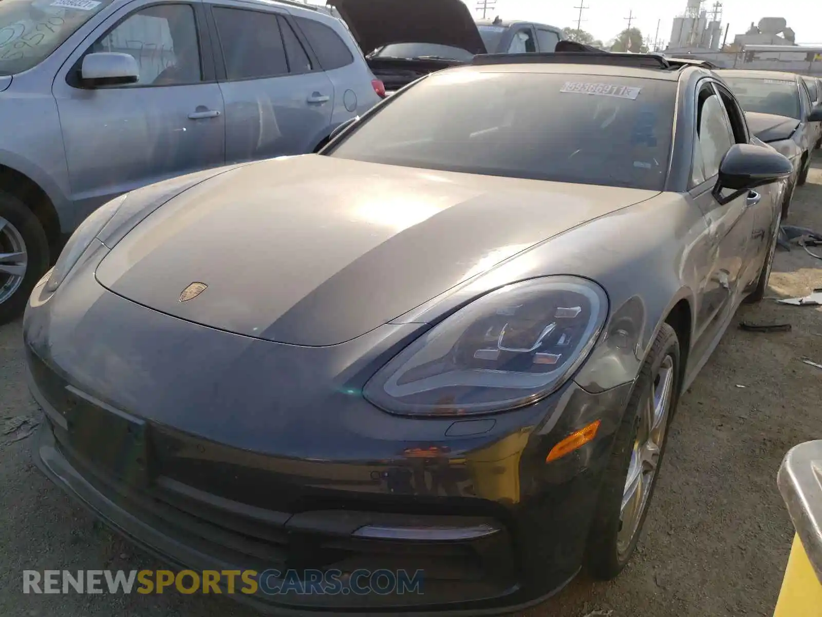 2 Photograph of a damaged car WP0AA2A73LL103084 PORSCHE PANAMERA 2020