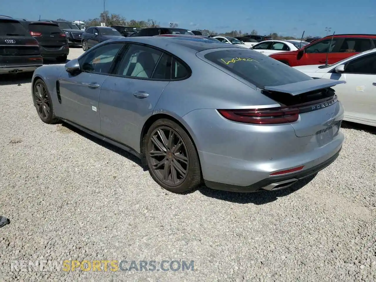 3 fotografías del automóvil dañado WP0AA2A77LL104058 PORSCHE PANAMERA 2020