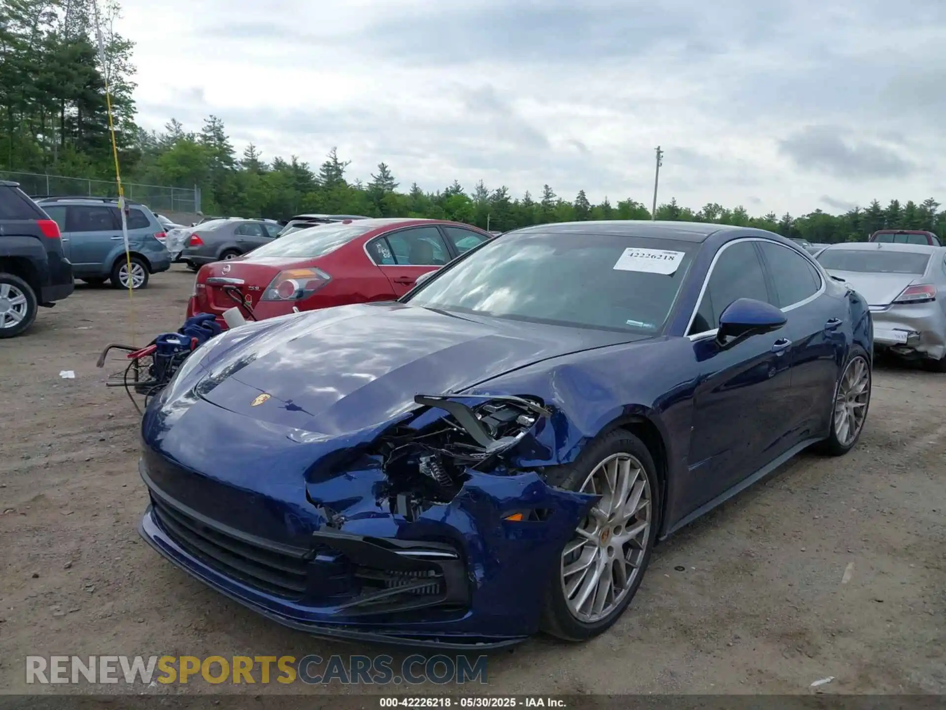 2 Photograph of a damaged car WP0AB2A71LL140714 PORSCHE PANAMERA 2020