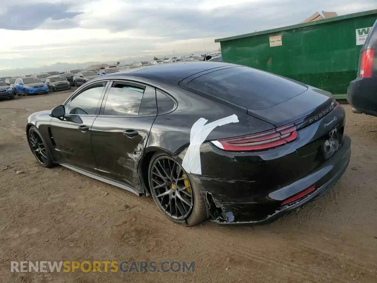 2 Photograph of a damaged car WP0AB2A73LL140195 PORSCHE PANAMERA 2020