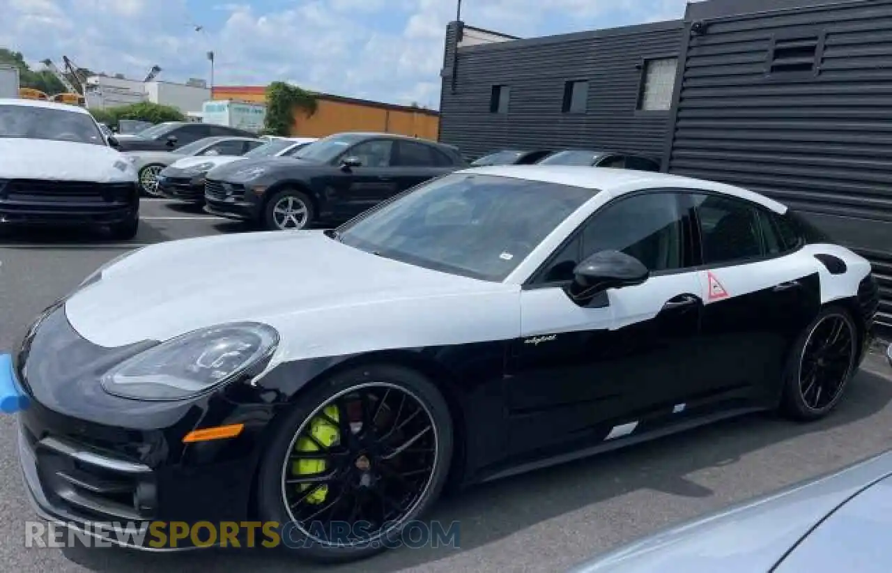 2 Photograph of a damaged car WP0AE2A70ML128708 PORSCHE PANAMERA 2021