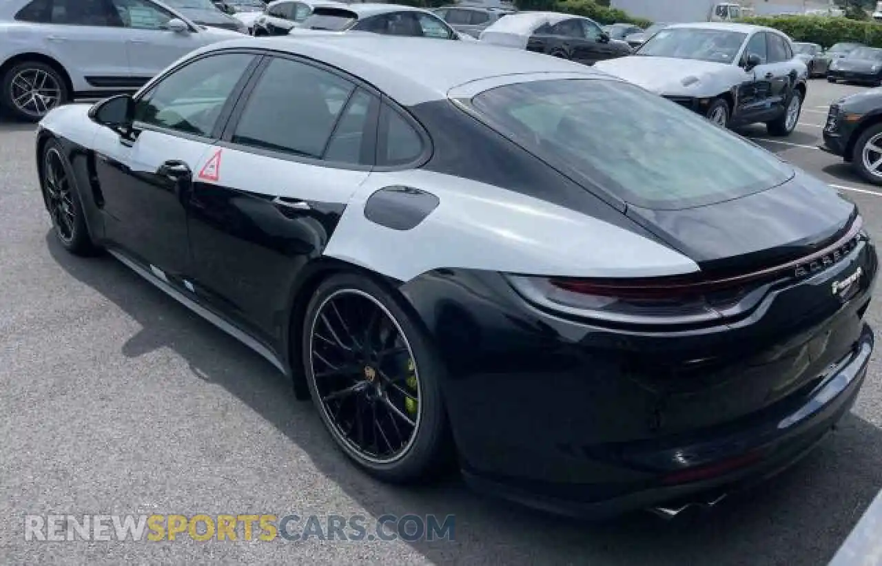 3 Photograph of a damaged car WP0AE2A70ML128708 PORSCHE PANAMERA 2021