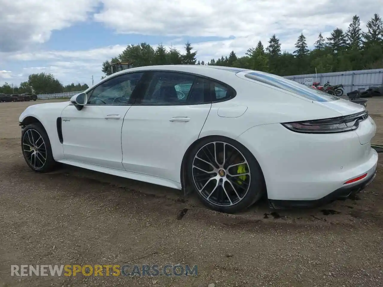 2 Photograph of a damaged car WP0AE2A79ML127959 PORSCHE PANAMERA 2021