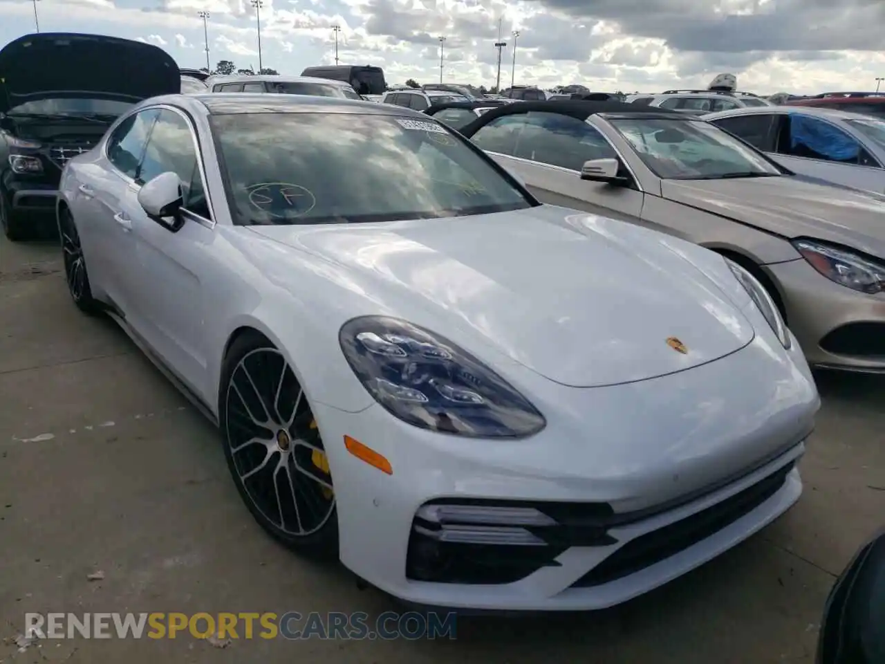 1 Photograph of a damaged car WP0AF2A7XML154343 PORSCHE PANAMERA 2021