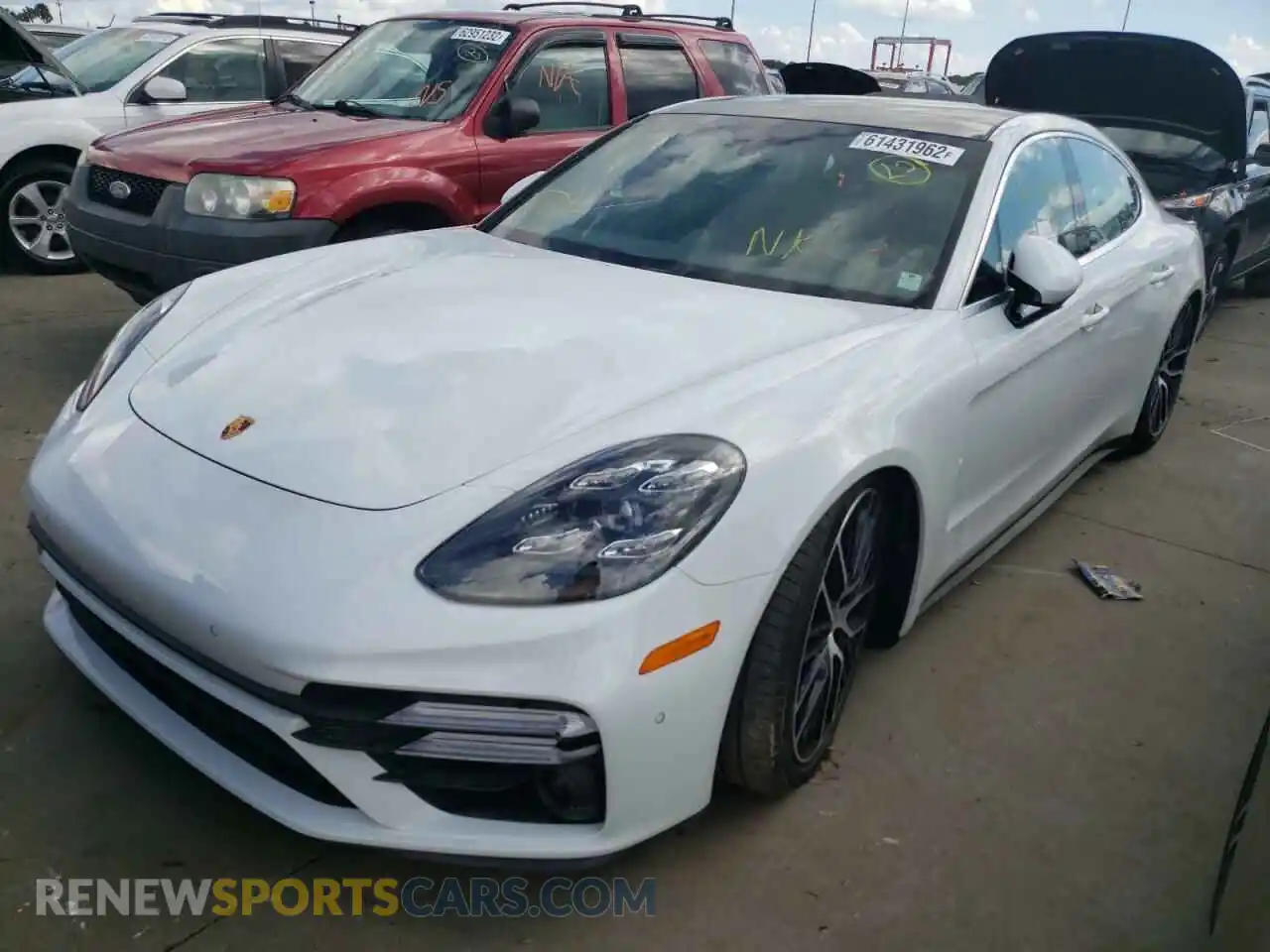2 Photograph of a damaged car WP0AF2A7XML154343 PORSCHE PANAMERA 2021