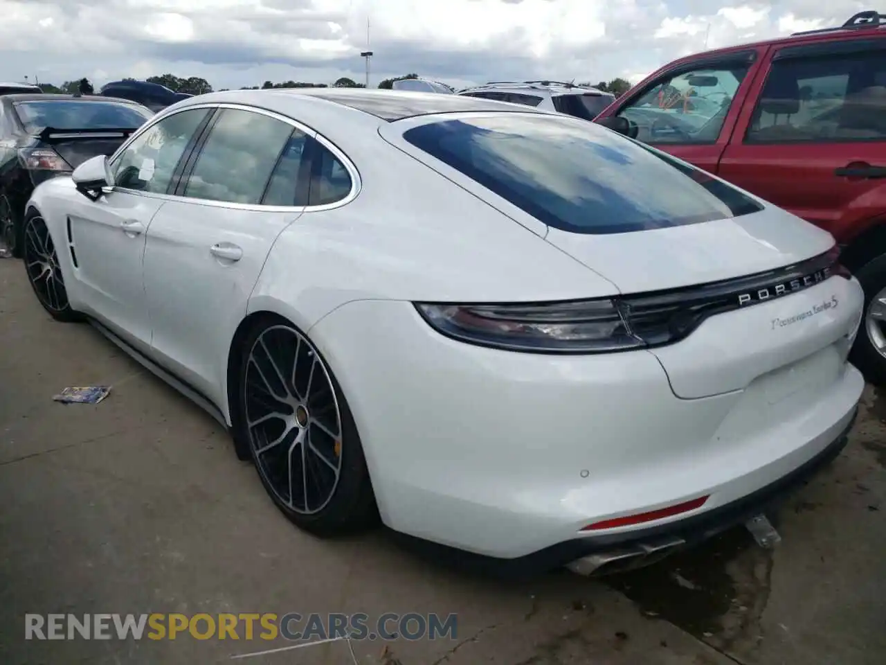 3 Photograph of a damaged car WP0AF2A7XML154343 PORSCHE PANAMERA 2021