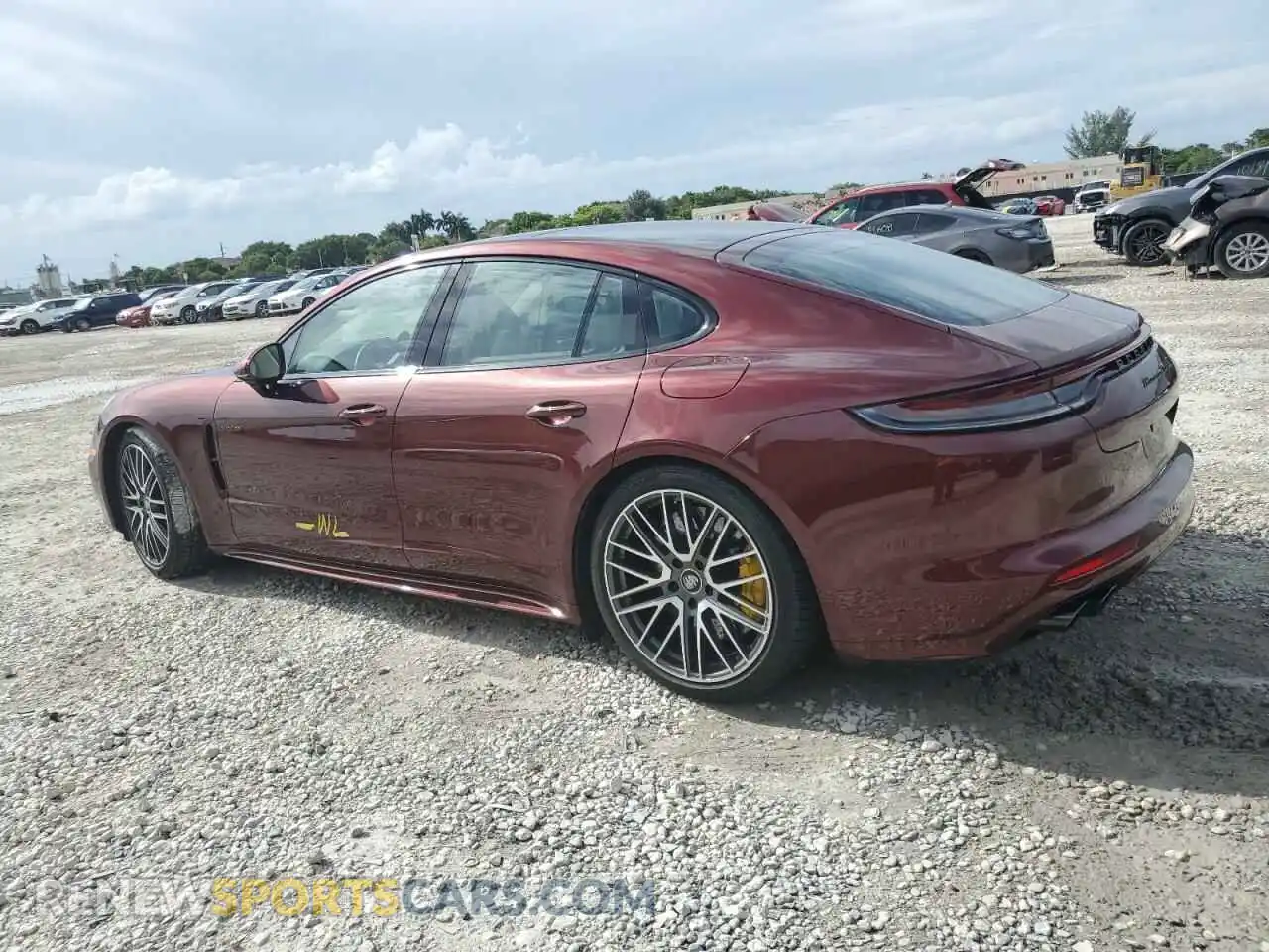2 Photograph of a damaged car WP0AH2A75ML158181 PORSCHE PANAMERA 2021