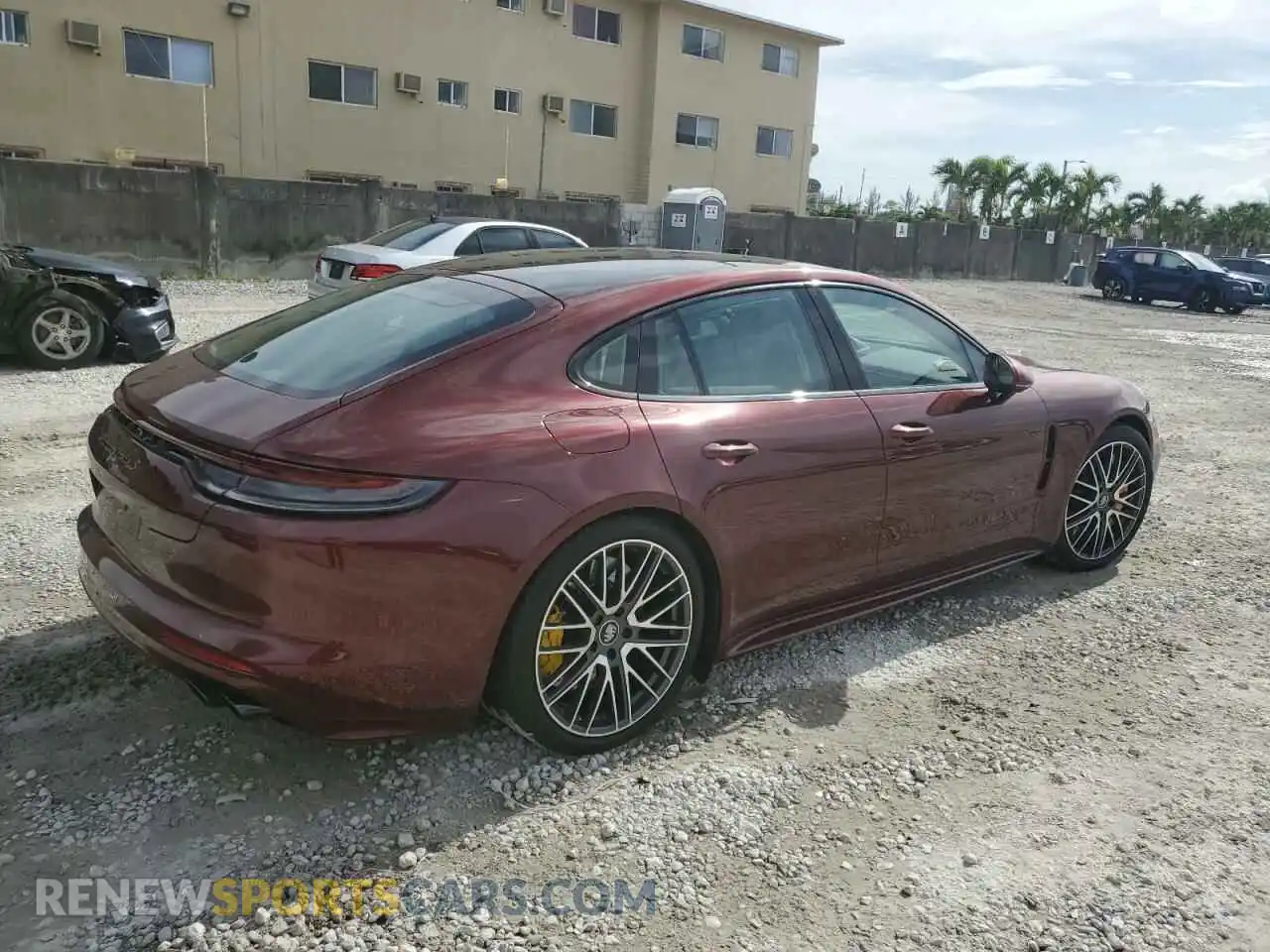 3 Photograph of a damaged car WP0AH2A75ML158181 PORSCHE PANAMERA 2021