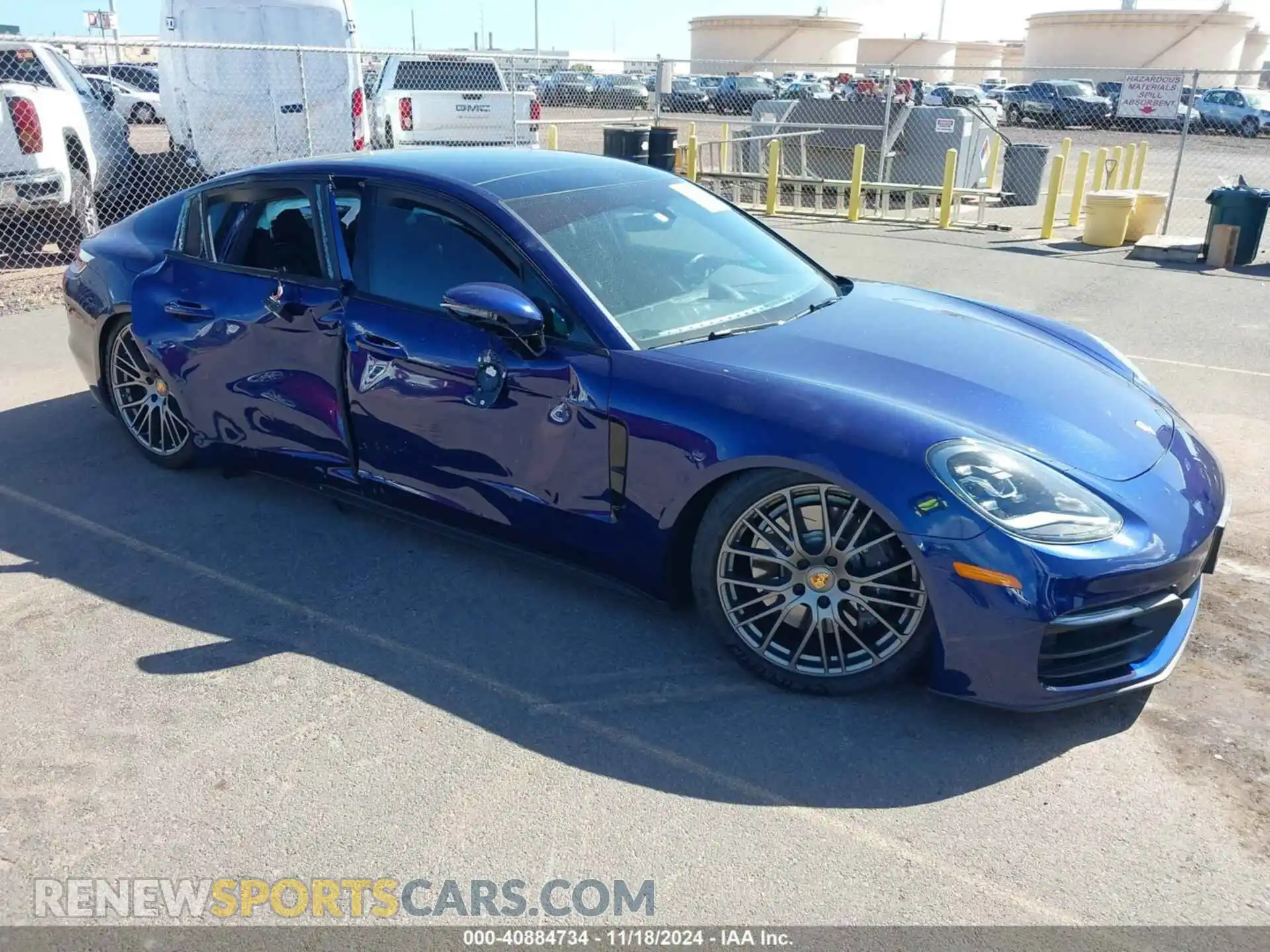 1 Photograph of a damaged car WP0AJ2A70ML116408 PORSCHE PANAMERA 2021