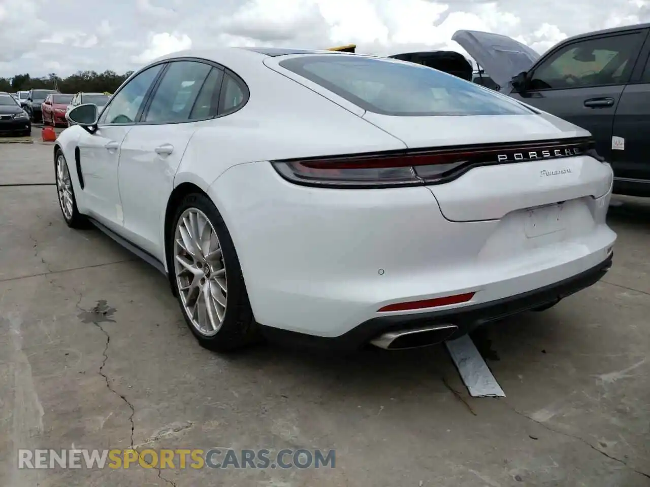 3 Photograph of a damaged car WP0AJ2A70ML119843 PORSCHE PANAMERA 2021