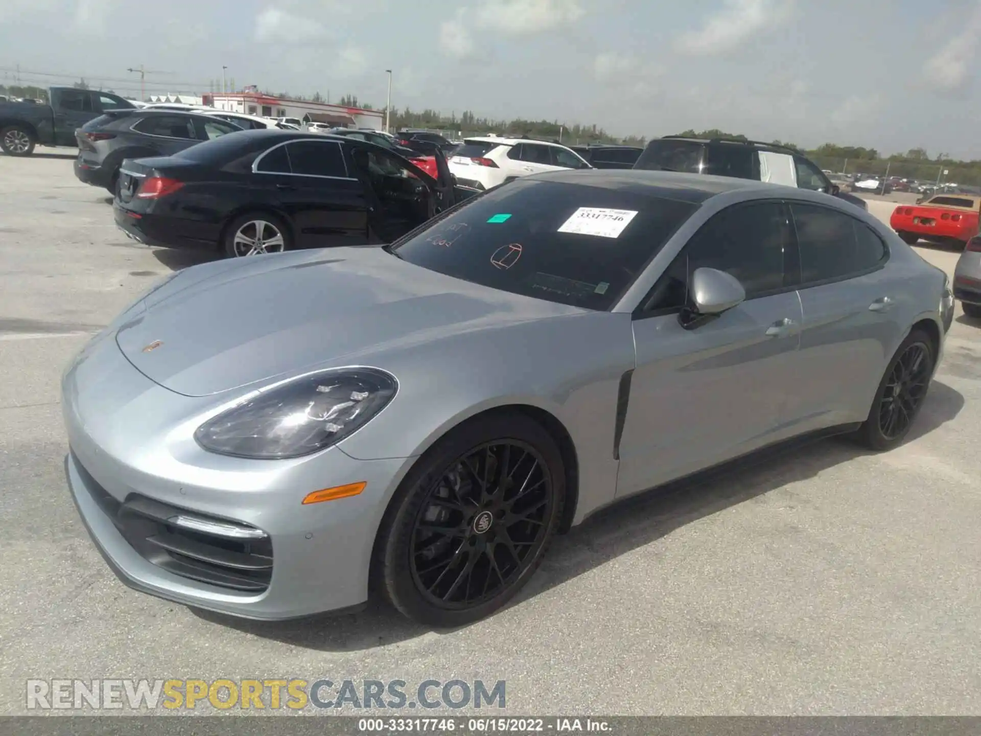 2 Photograph of a damaged car WP0AJ2A72ML115020 PORSCHE PANAMERA 2021