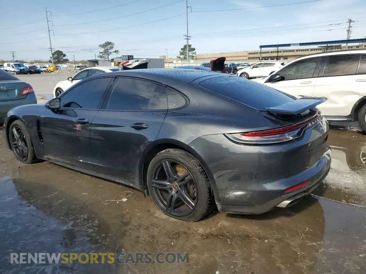 2 Photograph of a damaged car WP0AJ2A75ML116047 PORSCHE PANAMERA 2021