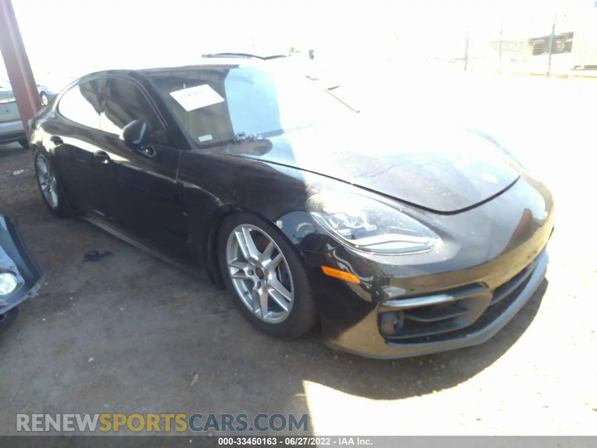 1 Photograph of a damaged car WP0AJ2A75ML118199 PORSCHE PANAMERA 2021