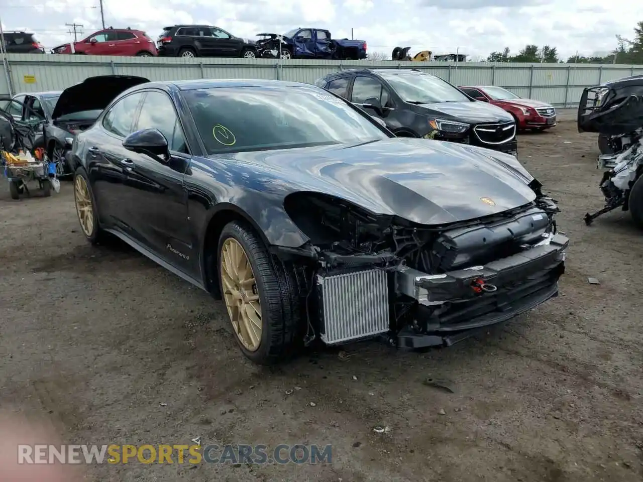 1 Photograph of a damaged car WP0AJ2A77ML115725 PORSCHE PANAMERA 2021