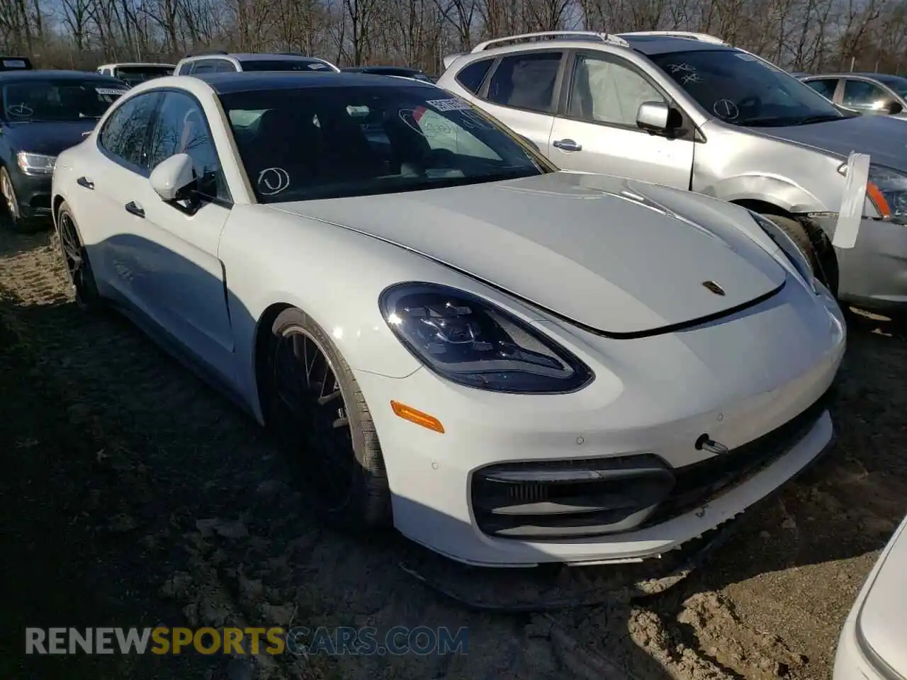 1 Photograph of a damaged car WP0AJ2A78ML116043 PORSCHE PANAMERA 2021