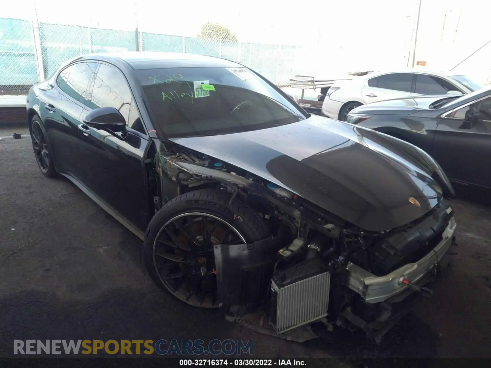 1 Photograph of a damaged car WP0AJ2A78ML117595 PORSCHE PANAMERA 2021