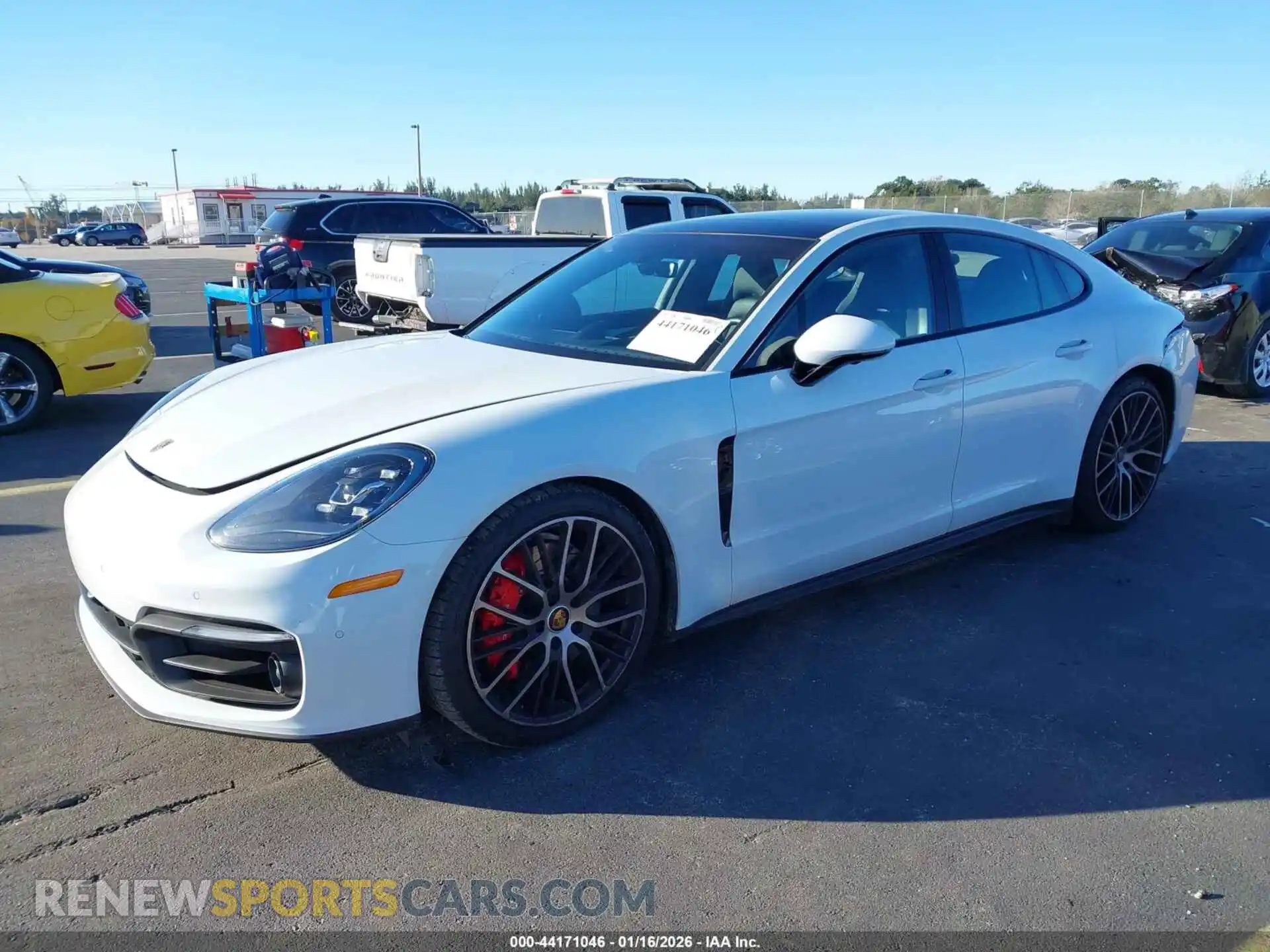 2 Photograph of a damaged car WP0AB2A73PL130367 PORSCHE PANAMERA 2023